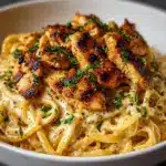 the best Cowboy Butter Chicken Linguine Recipe
