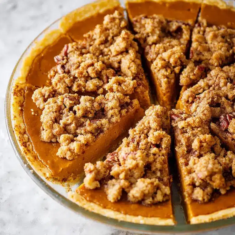 Bourbon Pumpkin Pie with Salted Brown-Butter Pecan Streusel Recipe