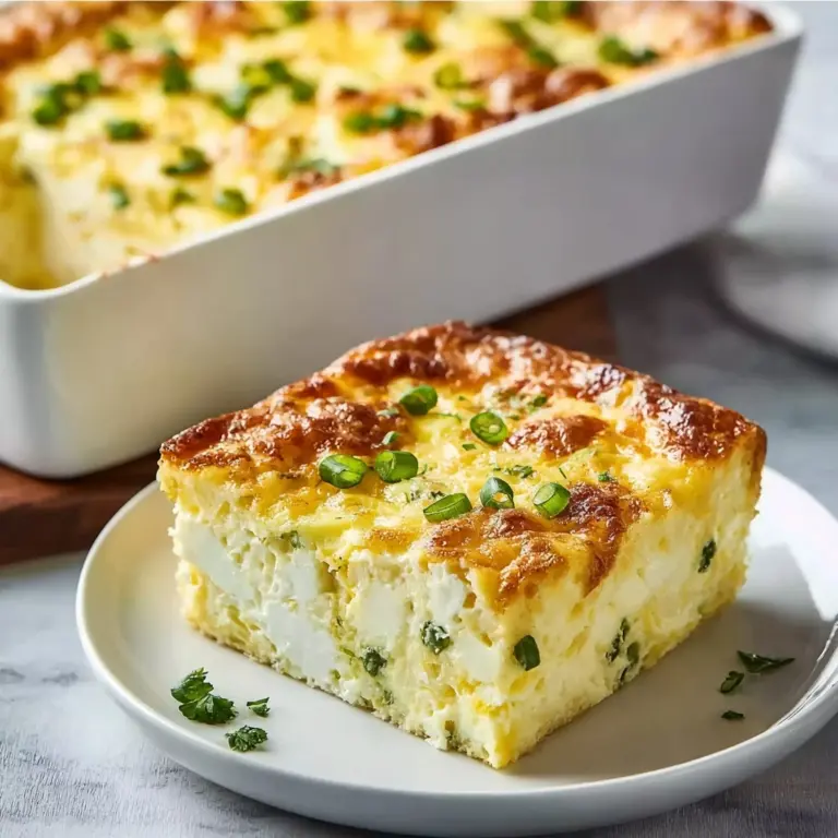 Cottage Cheese Egg Bake Casserole Recipe