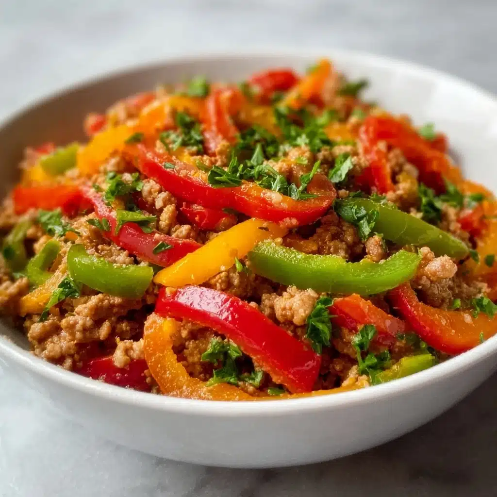Ground Turkey and Peppers Recipe - Recipe Image