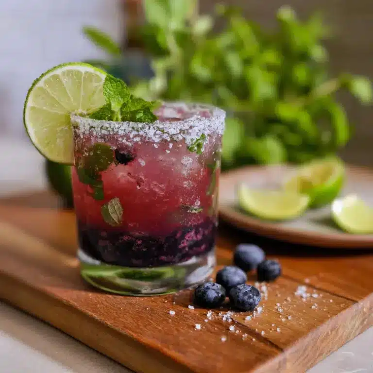 Blueberry Basil Margarita Recipe