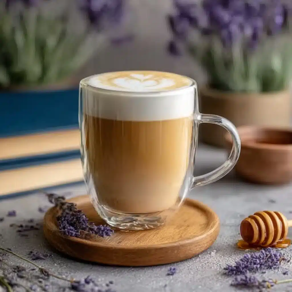 Lavender Honey Latte Recipe - Recipe Image