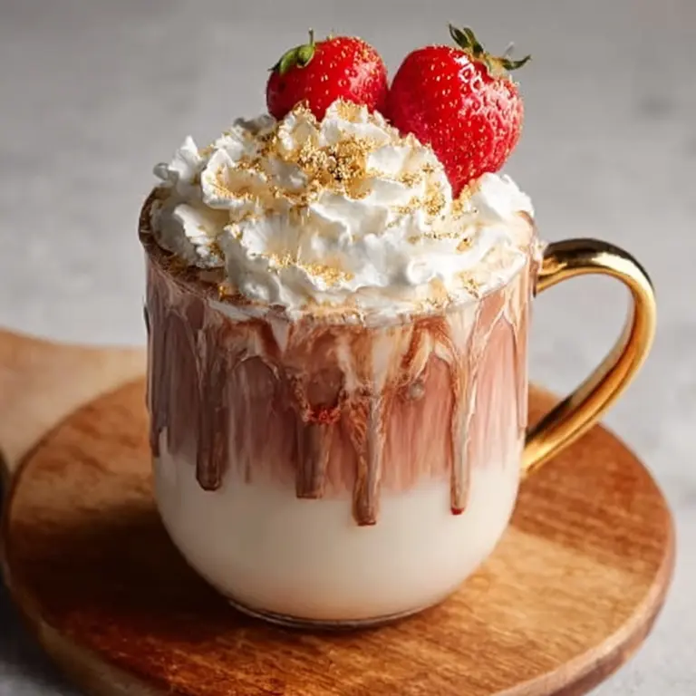 Strawberry Shortcake Latte Recipe