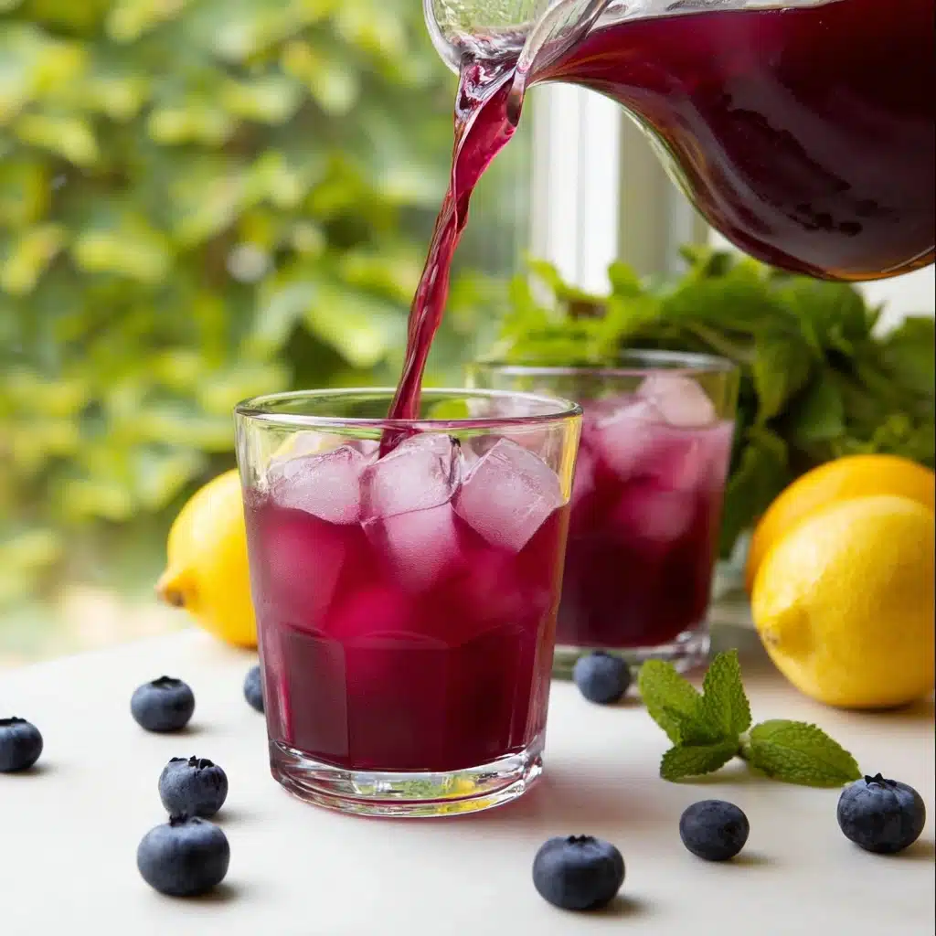 Homemade Blueberry Lemonade Recipe - Recipe Image