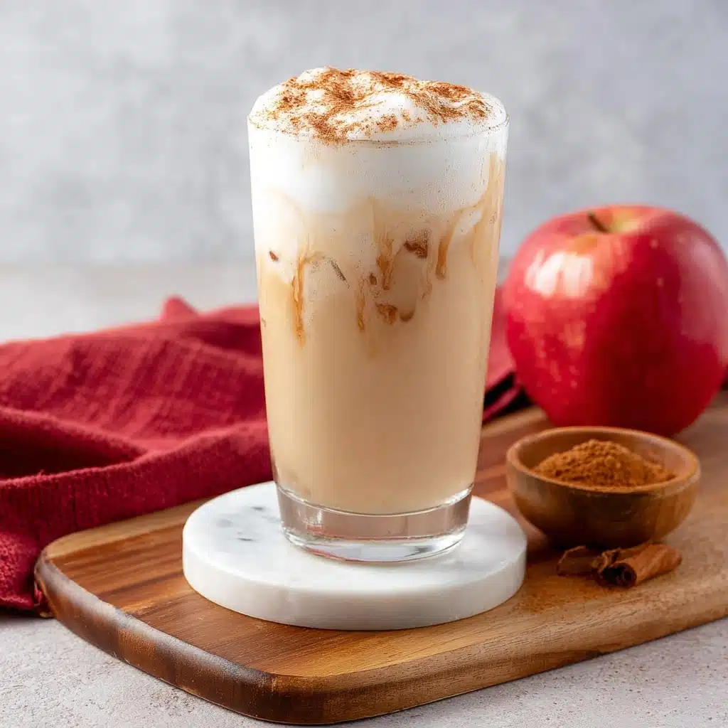 Iced Apple Crisp Cream Chai Latte Recipe