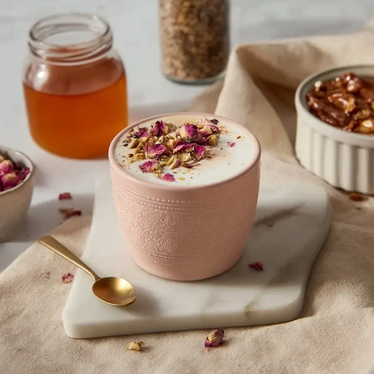 Rose Cardamom Tea Latte Recipe
