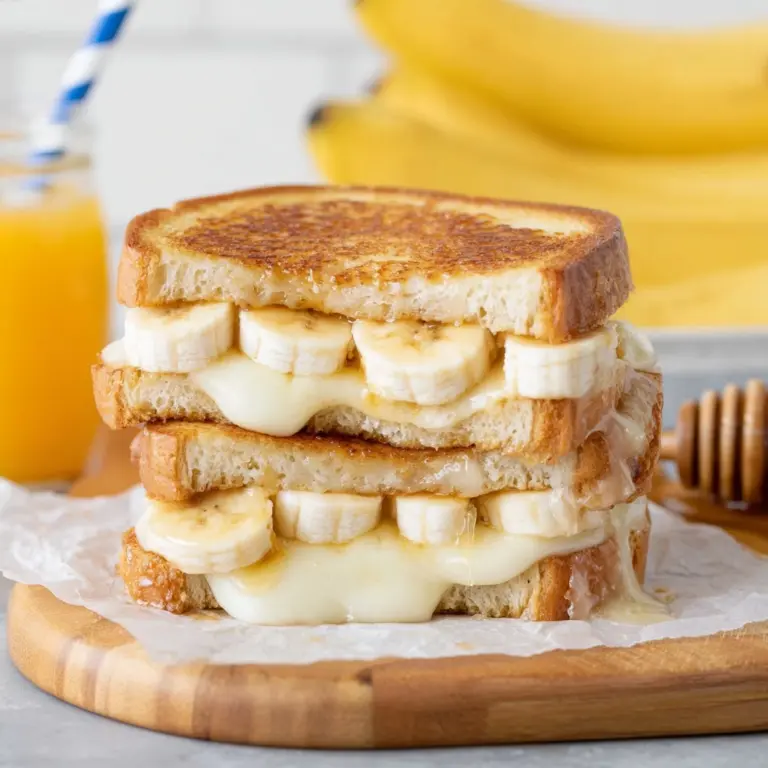 Honey Banana Grilled Cheese Sandwich Recipe