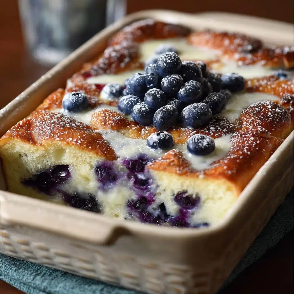 Blueberry Buttermilk Pancake Casserole Recipe - Recipe Image