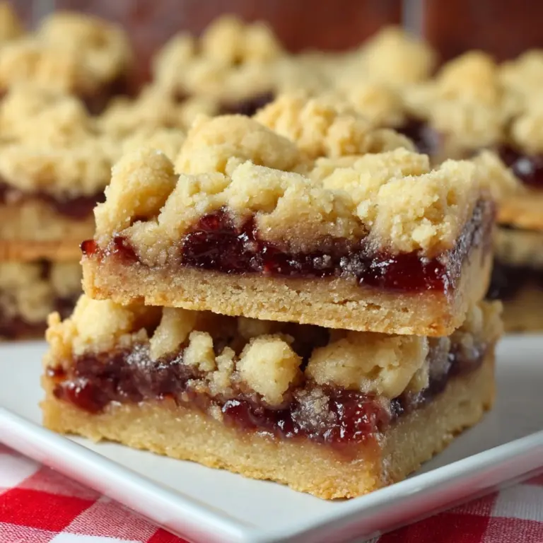 Peanut Butter and Jelly Bars Recipe
