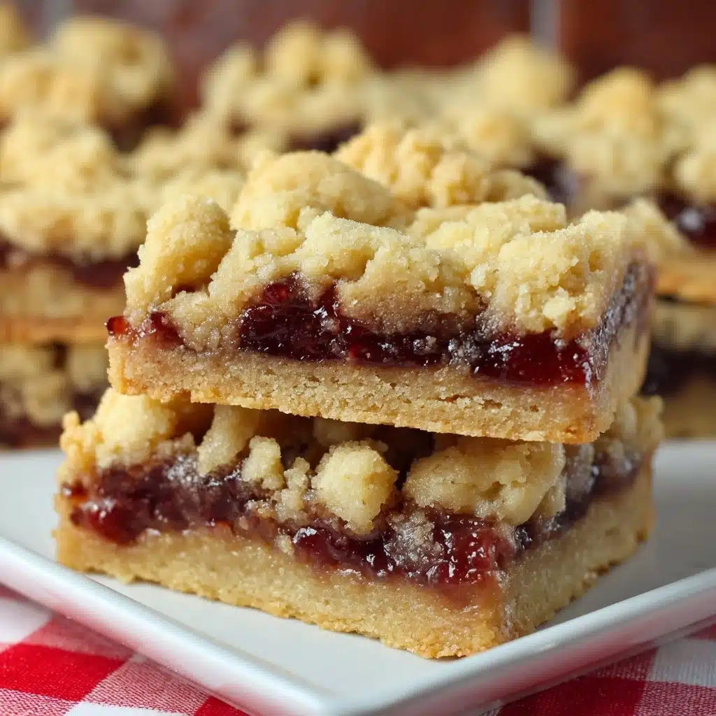 Peanut Butter and Jelly Bars Recipe - Recipe Image