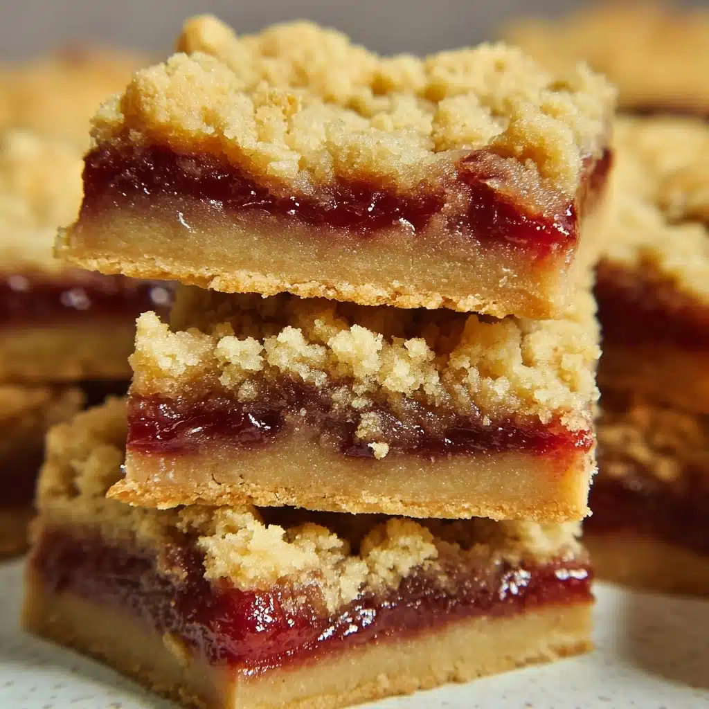 Peanut Butter and Jelly Bars Recipe - Recipe Image
