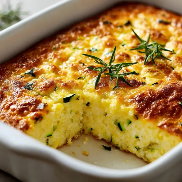 Zucchini Cornbread Casserole Recipe