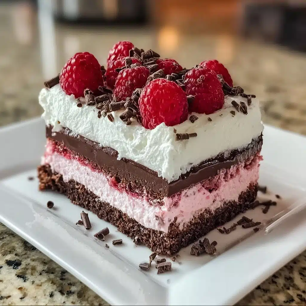 Raspberry Chocolate Lasagna Dessert Recipe