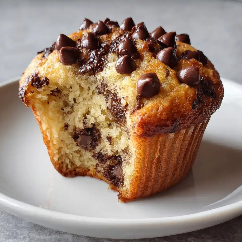 Amazing Chocolate Chip Banana Muffins Recipe - Recipe Image