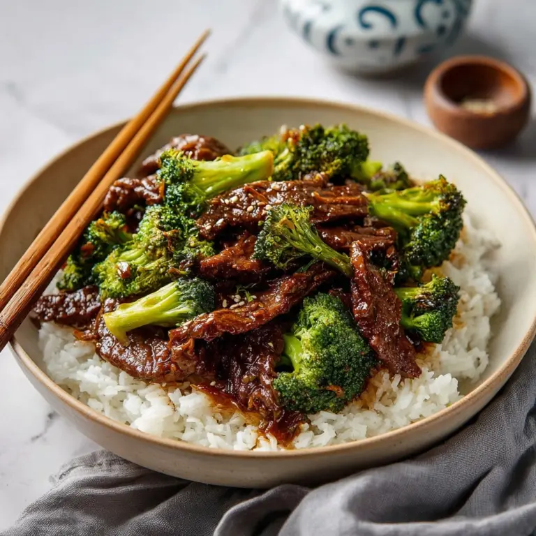 Chinese Beef and Broccoli (One Pan Take-Out) Recipe
