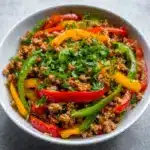 Ground Turkey and Peppers Recipe