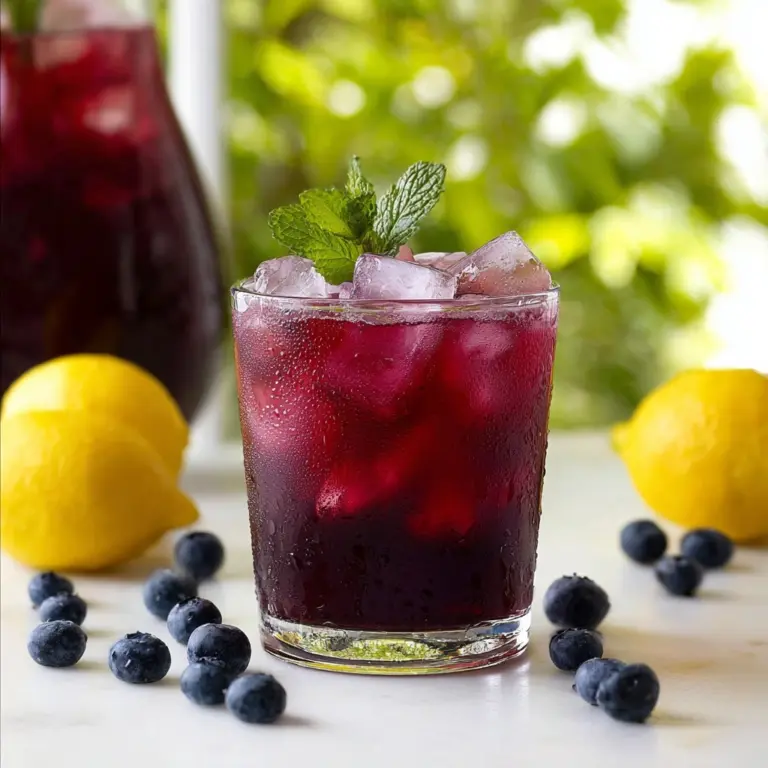 Homemade Blueberry Lemonade Recipe