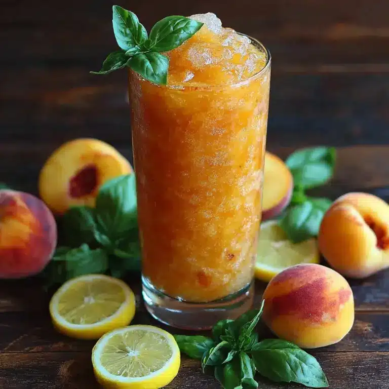 Frozen Peach Lemonade Recipe – The Ultimate Summer Slushie Recipe