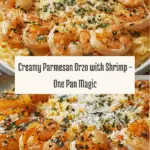 One Pan Parmesan Orzo with Shrimp Recipe
