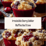 Cherry Cobbler Muffins Recipe