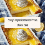 4-Ingredient Lemon Cream Cheese Dump Cake Recipe