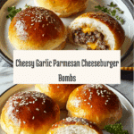Garlic Parmesan Cheeseburger Bombs Recipe