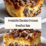 Decadent Chocolate Croissant Breakfast Bake Recipe