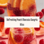 Chilled Peach Moscato Sangria Recipe
