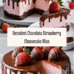 Chocolate Covered Strawberry Cheesecake Recipe