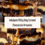 Milky Way Caramel Cheesecake BrowniesIngredients Recipe