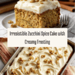 Zucchini Spice Cake with Cream Cheese Frosting Recipe