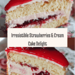 Strawberries and Cream Cake Recipe