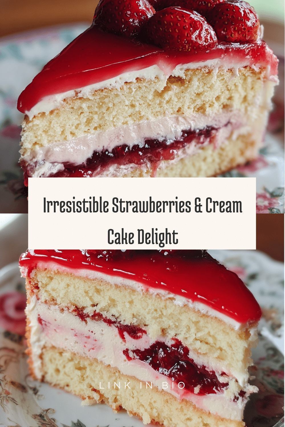 Strawberries and Cream Cake Recipe - Dreamy Celebration Dessert