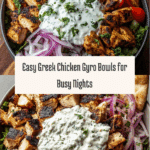 Greek Chicken Gyro Bowls Recipe