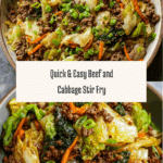 Chinese Ground Beef and Cabbage Stir Fry Recipe