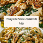 Healthy Garlic Parmesan Chicken Pasta Recipe