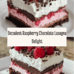 Raspberry Chocolate Lasagna Dessert Recipe