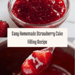 The Best Homemade Strawberry Cake Filling Recipe