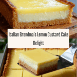 Italian Grandma’s Lemon Custard Cake – Classic Recipe