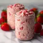 Strawberries and Cream Overnight Oats Recipe