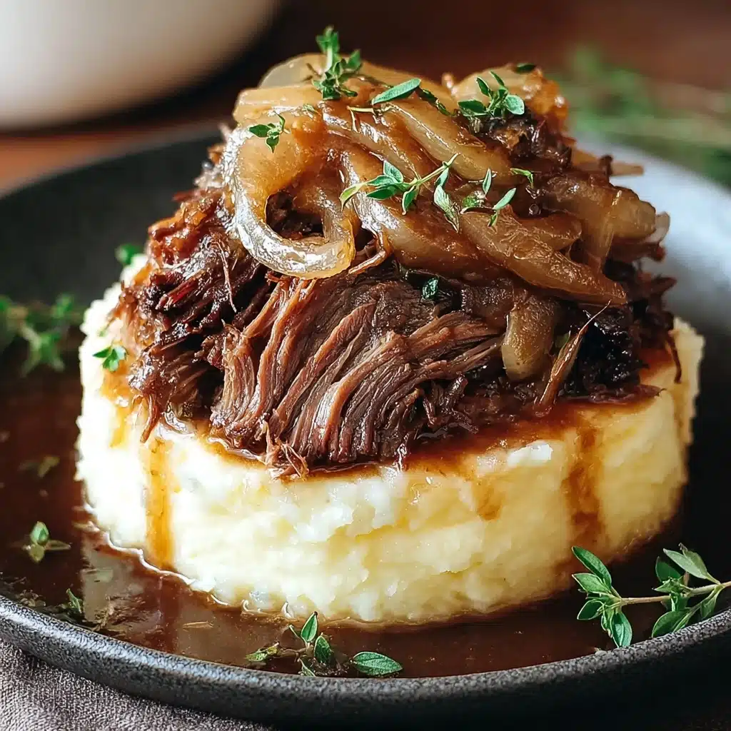 Instant Pot French Onion Pot Roast Recipe - Recipe Image