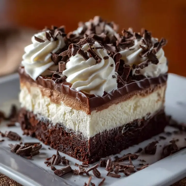 Brownie Refrigerator Cake Recipe