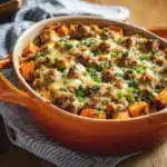 Ground Turkey Sweet Potato Bake Recipe