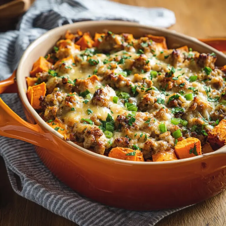 Ground Turkey Sweet Potato Bake Recipe