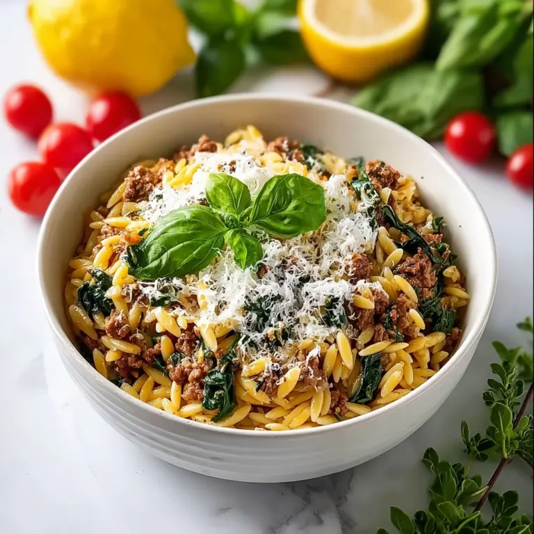 Ground Turkey Orzo Recipe