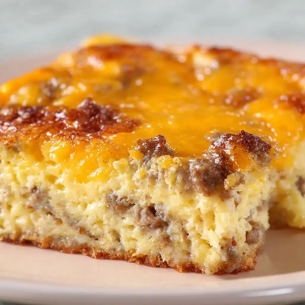 Cheesy Sausage Breakfast Casserole Recipe