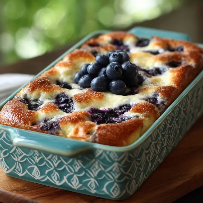 Blueberry Buttermilk Pancake Casserole Recipe