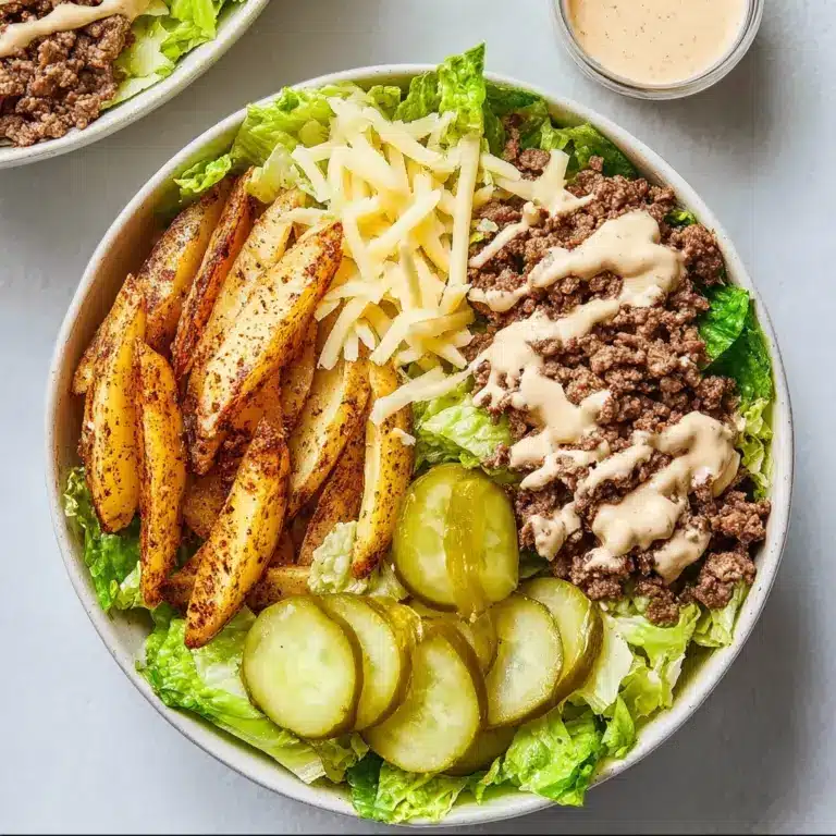 Burger Bowls Recipe