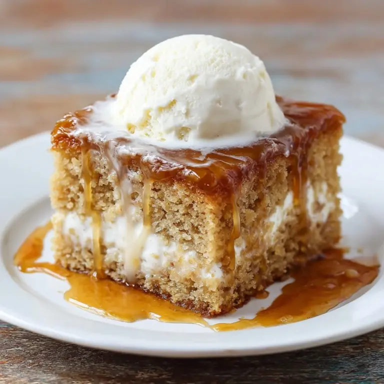 Sticky Banana Bread Pudding Cake Recipe