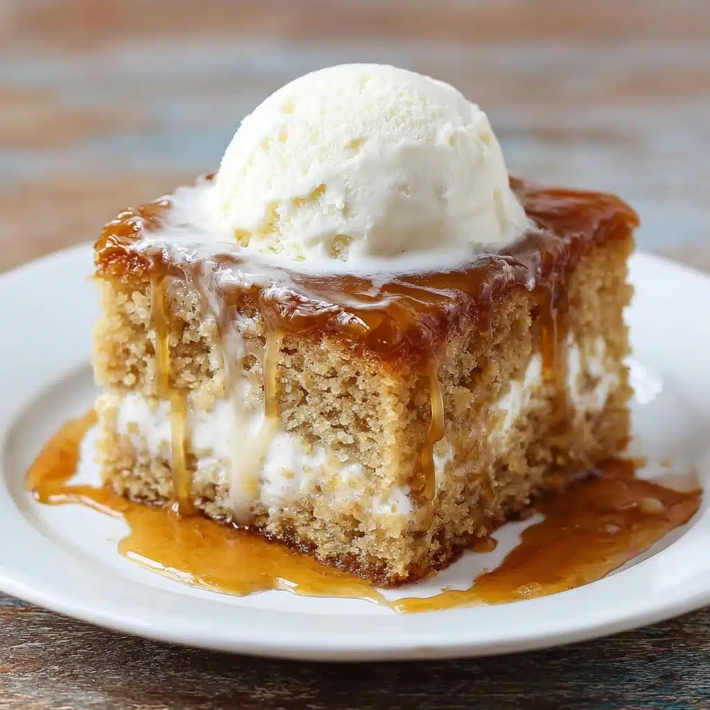 Sticky Banana Bread Pudding Cake Recipe